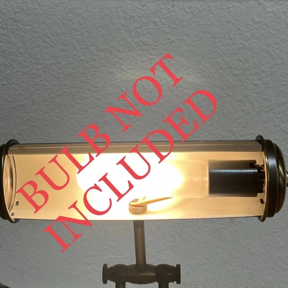 Vintage Underwriters Laboratories Brass Bankers Piano Desk Lamp - Picture 12 of 12